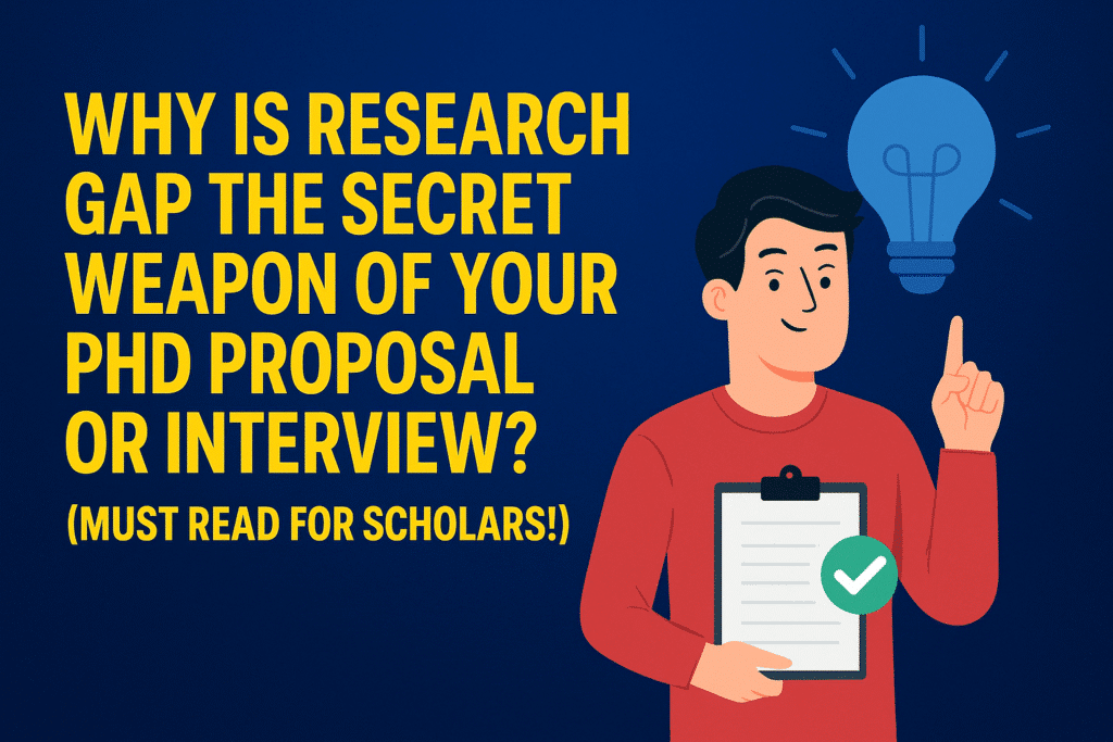 Why Identifying a Research Problem & Gap is Crucial in Your PhD Proposal or Interview?